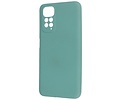 BAOHU Fashion Backcover Telefoonhoesje - Color Hoesje - Geschikt voor de Xiaomi Redmi Note 11 - 11s 4G - Donker Groen