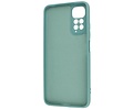BAOHU Fashion Backcover Telefoonhoesje - Color Hoesje - Geschikt voor de Xiaomi Redmi Note 11 - 11s 4G - Donker Groen