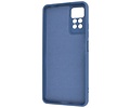BAOHU Fashion Backcover Telefoonhoesje - Color Hoesje - Geschikt voor de Xiaomi Redmi Note 11 Pro 5G 2022 - Navy