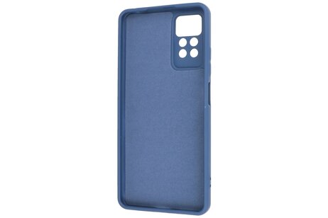 Fashion Backcover Telefoonhoesje - Color Hoesje - Geschikt voor de Xiaomi Redmi Note 11 Pro 5G 2022 - Navy