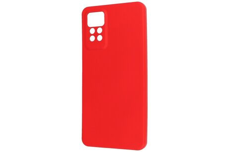 BAOHU Fashion Backcover Telefoonhoesje - Color Hoesje - Geschikt voor de Xiaomi Redmi Note 11 Pro 5G 2022 - Rood