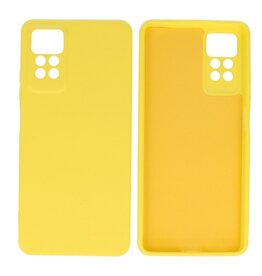 BAOHU Xiaomi Redmi Note 11 Pro 5G 2022 Hoesje Fashion Backcover Telefoonhoesje Geel