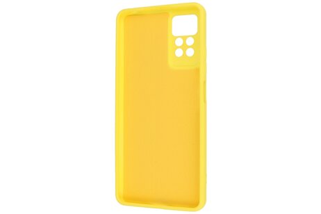 BAOHU Fashion Backcover Telefoonhoesje - Color Hoesje - Geschikt voor de Xiaomi Redmi Note 11 Pro 5G 2022 - Geel