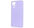 Fashion Backcover Telefoonhoesje - Color Hoesje - Geschikt voor de Xiaomi Redmi Note 11 Pro 5G 2022 - Paars