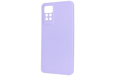 BAOHU Fashion Backcover Telefoonhoesje - Color Hoesje - Geschikt voor de Xiaomi Redmi Note 11 Pro 5G 2022 - Paars