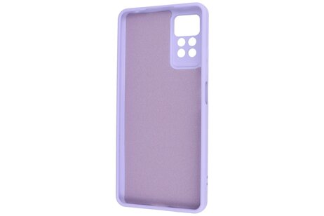 BAOHU Fashion Backcover Telefoonhoesje - Color Hoesje - Geschikt voor de Xiaomi Redmi Note 11 Pro 5G 2022 - Paars