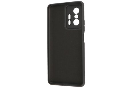 BAOHU Fashion Backcover Telefoonhoesje - Color Hoesje - Geschikt voor de Xiaomi 11T - Zwart