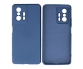 BAOHU Fashion Backcover Telefoonhoesje - Color Hoesje - Geschikt voor de Xiaomi 11T - Navy