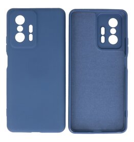 BAOHU Xiaomi 11T Hoesje Fashion Backcover Telefoonhoesje Navy