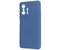 BAOHU Fashion Backcover Telefoonhoesje - Color Hoesje - Geschikt voor de Xiaomi 11T - Navy