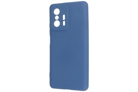 BAOHU Fashion Backcover Telefoonhoesje - Color Hoesje - Geschikt voor de Xiaomi 11T - Navy