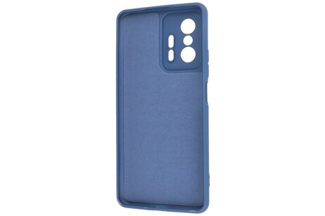 BAOHU Fashion Backcover Telefoonhoesje - Color Hoesje - Geschikt voor de Xiaomi 11T - Navy