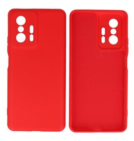 Xiaomi 11T Hoesje Fashion Backcover Telefoonhoesje Rood