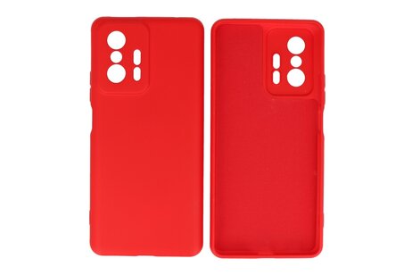 BAOHU Fashion Backcover Telefoonhoesje - Color Hoesje - Geschikt voor de Xiaomi 11T - Rood