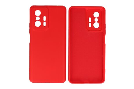 Fashion Backcover Telefoonhoesje - Color Hoesje - Geschikt voor de Xiaomi 11T - Rood