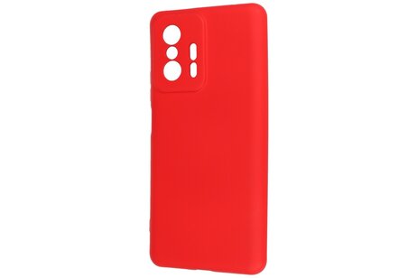 BAOHU Fashion Backcover Telefoonhoesje - Color Hoesje - Geschikt voor de Xiaomi 11T - Rood