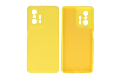 BAOHU Fashion Backcover Telefoonhoesje - Color Hoesje - Geschikt voor de Xiaomi 11T - Geel