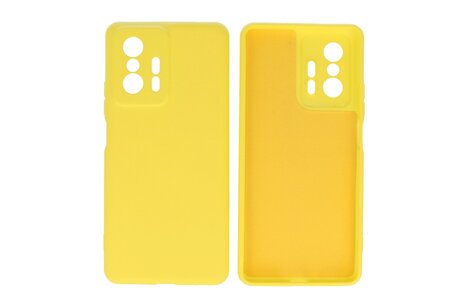Fashion Backcover Telefoonhoesje - Color Hoesje - Geschikt voor de Xiaomi 11T - Geel
