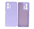 Fashion Backcover Telefoonhoesje - Color Hoesje - Geschikt voor de Xiaomi 11T - Paars