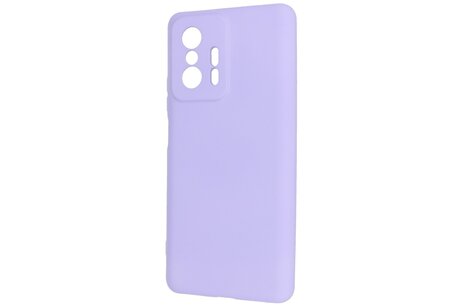 BAOHU Fashion Backcover Telefoonhoesje - Color Hoesje - Geschikt voor de Xiaomi 11T - Paars