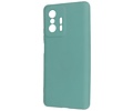BAOHU Fashion Backcover Telefoonhoesje - Color Hoesje - Geschikt voor de Xiaomi 11T - Donker Groen