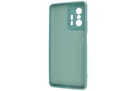 BAOHU Fashion Backcover Telefoonhoesje - Color Hoesje - Geschikt voor de Xiaomi 11T - Donker Groen