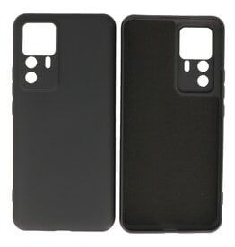 BAOHU Xiaomi 12T - 12T Pro Hoesje Fashion Backcover Telefoonhoesje Zwart