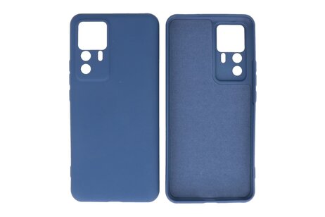 BAOHU Fashion Backcover Telefoonhoesje - Color Hoesje - Geschikt voor de Xiaomi 12T - 12T Pro - Navy