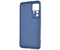 Fashion Backcover Telefoonhoesje - Color Hoesje - Geschikt voor de Xiaomi 12T - 12T Pro - Navy
