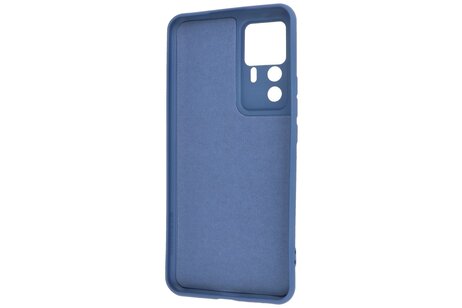 BAOHU Fashion Backcover Telefoonhoesje - Color Hoesje - Geschikt voor de Xiaomi 12T - 12T Pro - Navy