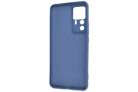 Fashion Backcover Telefoonhoesje - Color Hoesje - Geschikt voor de Xiaomi 12T - 12T Pro - Navy