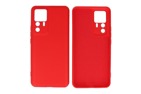 BAOHU Fashion Backcover Telefoonhoesje - Color Hoesje - Geschikt voor de Xiaomi 12T - 12T Pro - Rood