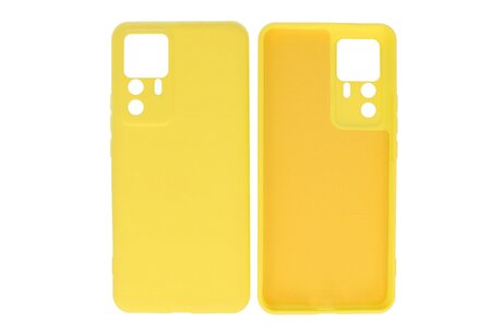 BAOHU Fashion Backcover Telefoonhoesje - Color Hoesje - Geschikt voor de Xiaomi 12T - 12T Pro - Geel