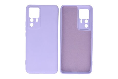 BAOHU Fashion Backcover Telefoonhoesje - Color Hoesje - Geschikt voor de Xiaomi 12T - 12T Pro - Paars