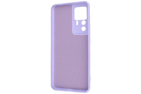 Fashion Backcover Telefoonhoesje - Color Hoesje - Geschikt voor de Xiaomi 12T - 12T Pro - Paars