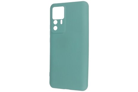 BAOHU Fashion Backcover Telefoonhoesje - Color Hoesje - Geschikt voor de Xiaomi 12T - 12T Pro - Donker Groen