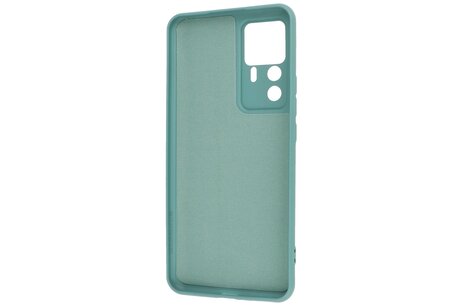 BAOHU Fashion Backcover Telefoonhoesje - Color Hoesje - Geschikt voor de Xiaomi 12T - 12T Pro - Donker Groen