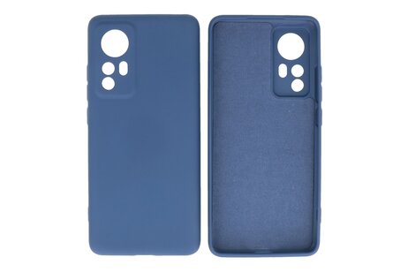 BAOHU Fashion Backcover Telefoonhoesje - Color Hoesje - Geschikt voor de Xiaomi 12 - Navy