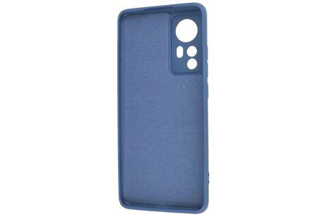 BAOHU Fashion Backcover Telefoonhoesje - Color Hoesje - Geschikt voor de Xiaomi 12 - Navy