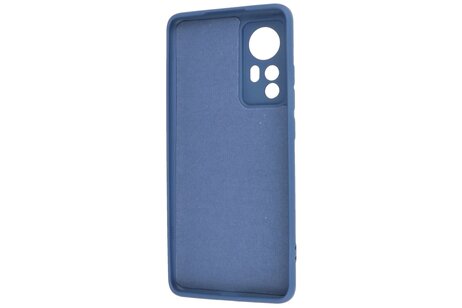 Fashion Backcover Telefoonhoesje - Color Hoesje - Geschikt voor de Xiaomi 12 - Navy