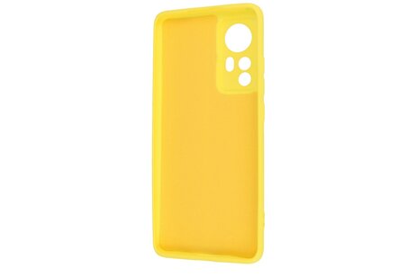 Fashion Backcover Telefoonhoesje - Color Hoesje - Geschikt voor de Xiaomi 12 - Geel