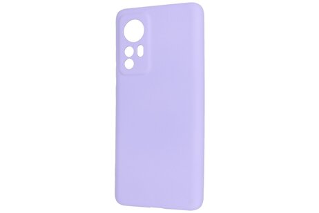 Fashion Backcover Telefoonhoesje - Color Hoesje - Geschikt voor de Xiaomi 12 - Paars