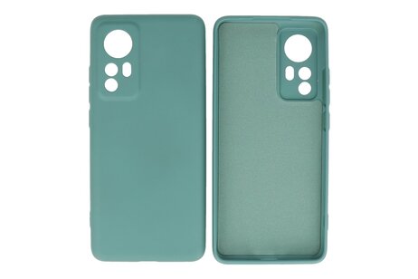BAOHU Fashion Backcover Telefoonhoesje - Color Hoesje - Geschikt voor de Xiaomi 12 - Donker Groen