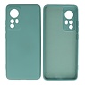BAOHU Xiaomi 12 Hoesje Fashion Backcover Telefoonhoesje Donker Groen