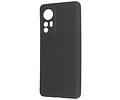 Fashion Backcover Telefoonhoesje - Color Hoesje - Geschikt voor de Xiaomi 12 Pro - Zwart