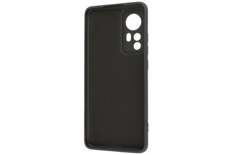 Fashion Backcover Telefoonhoesje - Color Hoesje - Geschikt voor de Xiaomi 12 Pro - Zwart