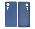 BAOHU Fashion Backcover Telefoonhoesje - Color Hoesje - Geschikt voor de Xiaomi 12 Pro - Navy
