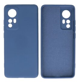 BAOHU Xiaomi 12 Pro Hoesje Fashion Backcover Telefoonhoesje Navy