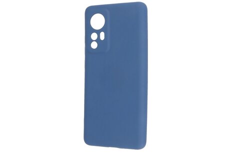 BAOHU Fashion Backcover Telefoonhoesje - Color Hoesje - Geschikt voor de Xiaomi 12 Pro - Navy