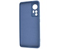 Fashion Backcover Telefoonhoesje - Color Hoesje - Geschikt voor de Xiaomi 12 Pro - Navy